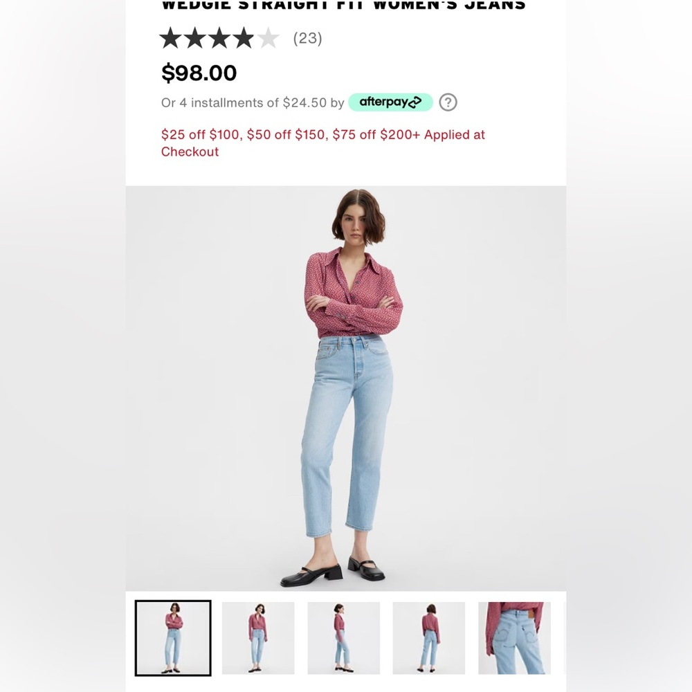 Levi's Premium
WEDGIE STRAIGHT FIT WOMEN'S JEANS